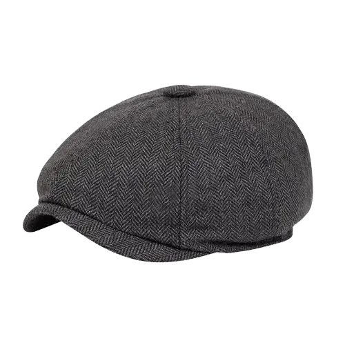 Arthur-Schirmmütze Dunkelgrau