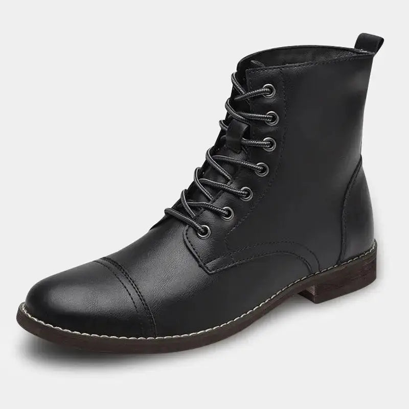 Tommy-Stiefel aus Leder