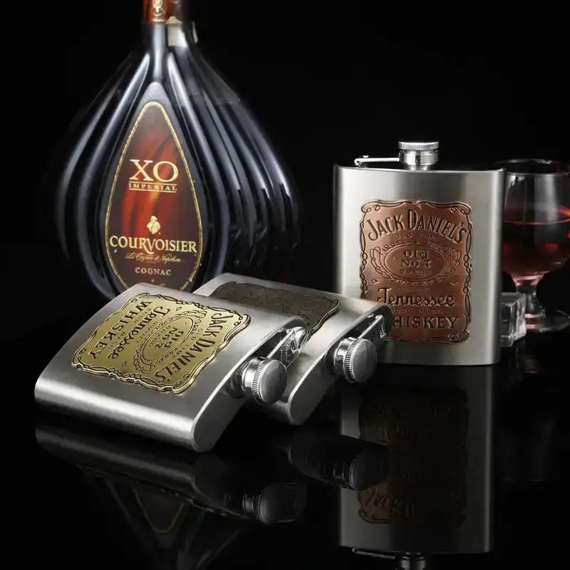 Vintage Rotbronze Flasche